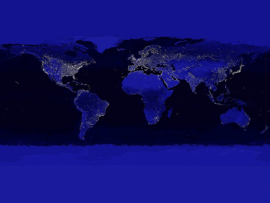 Lights of the World, MODIS Composite